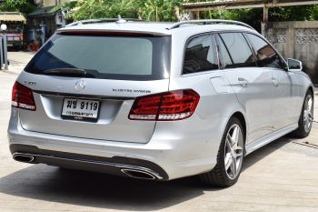 Mercedes Benz E300 AMG Bluetech Hybird Wagon ปี 2015 ประวัติศูนย์ Benz Thailand ครบทุกระยะ มือเดียว