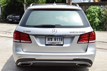 Mercedes Benz E300 AMG Bluetech Hybird Wagon ปี 2015 ประวัติศูนย์ Benz Thailand ครบทุกระยะ มือเดียว