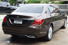 Mercedes Benz C180 Exclusive (W205) สี Saddle Brown Metallic ปี 2015 เช็คประวัติศูนย์ Benz Thailand