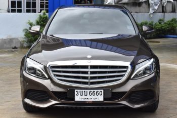 Mercedes Benz C180 Exclusive (W205) สี Saddle Brown Metallic ปี 2015 เช็คประวัติศูนย์ Benz Thailand